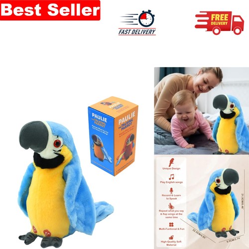 Funny talking parrot plush - funny,