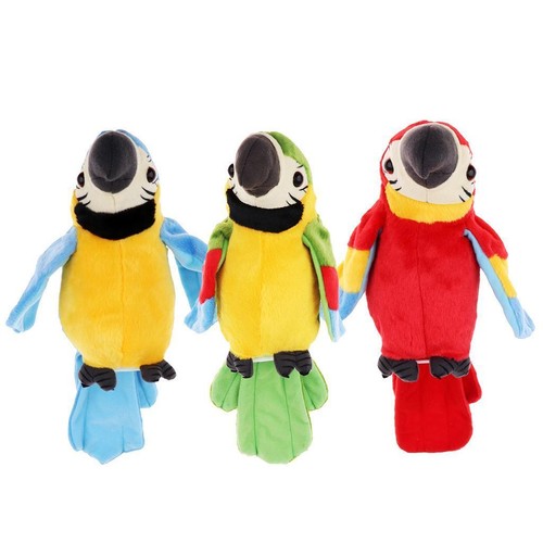 Talking parrot soft plush bird - soft,