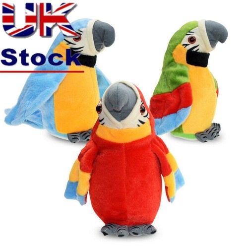Moves your voice plush parrot - voice,