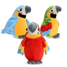Moves Your Voice Plush Parrot