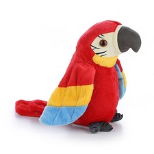 Moves Your Voice Plush Parrot