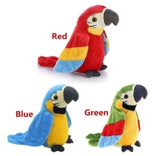 Interactive Plush Parrot Toy