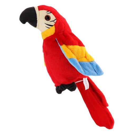 Plush talking parrot - plush,